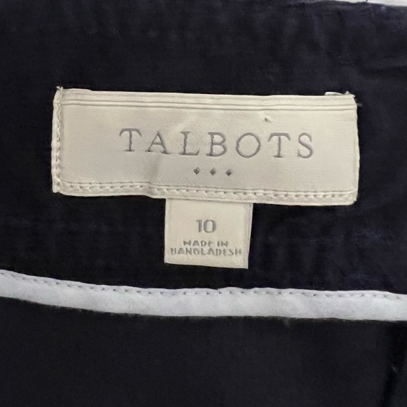 Talbots Skirt Blue Corduroy A-Line - Picture 6 of 6